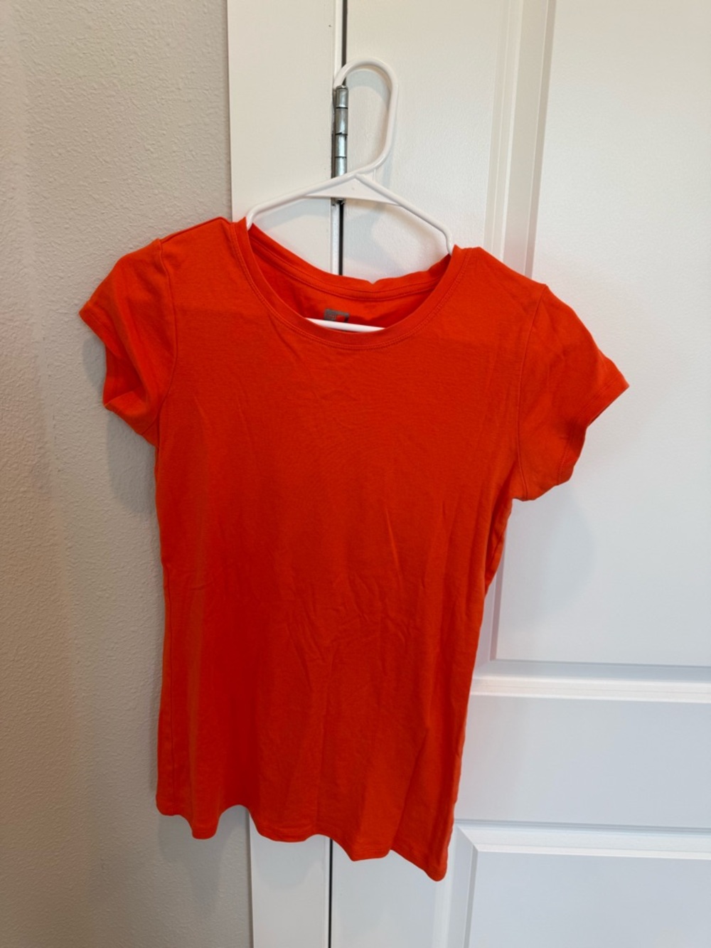 jcpenney Women's Short Sleeve Crewneck Tee in Orange